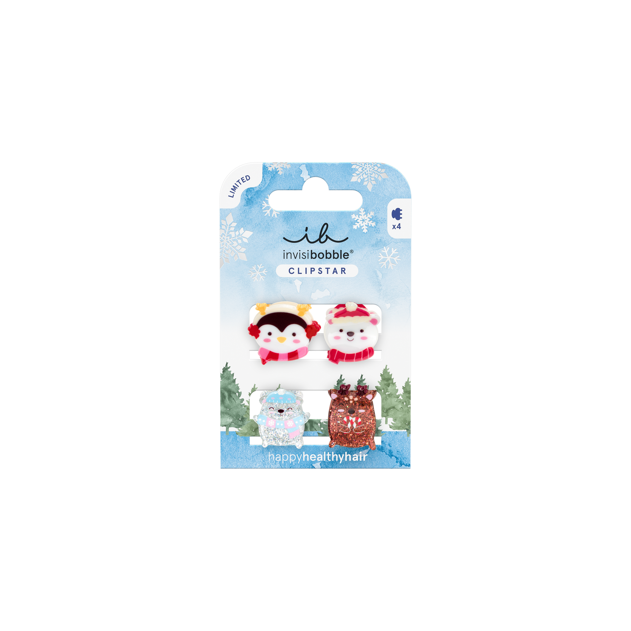 CLIPSTAR KIDS Cozy Snowy Friends